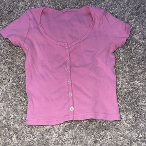 Pink Crop Top